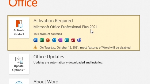 Free Microsoft Office 2021 Professional Plus activation instructions